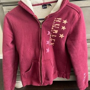 Hurley zip up hoodie